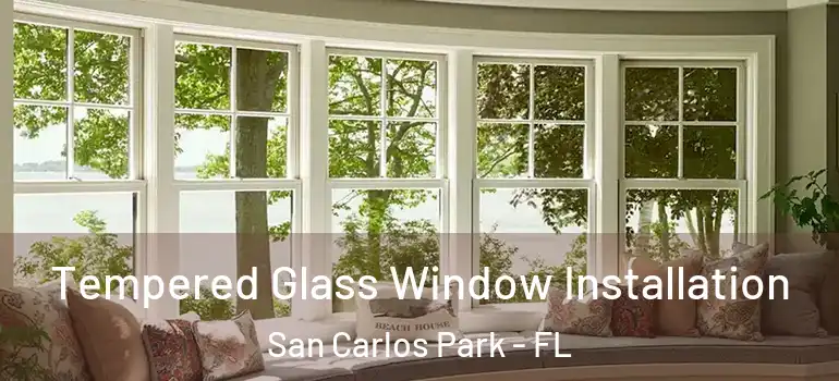  Tempered Glass Window Installation San Carlos Park - FL