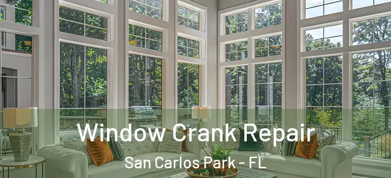  Window Crank Repair San Carlos Park - FL